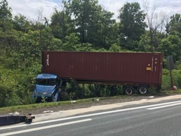 A tractor trailer jack knifed on Highway 403 shutting down traffic for a couple of hours on Tuesday afternoon.