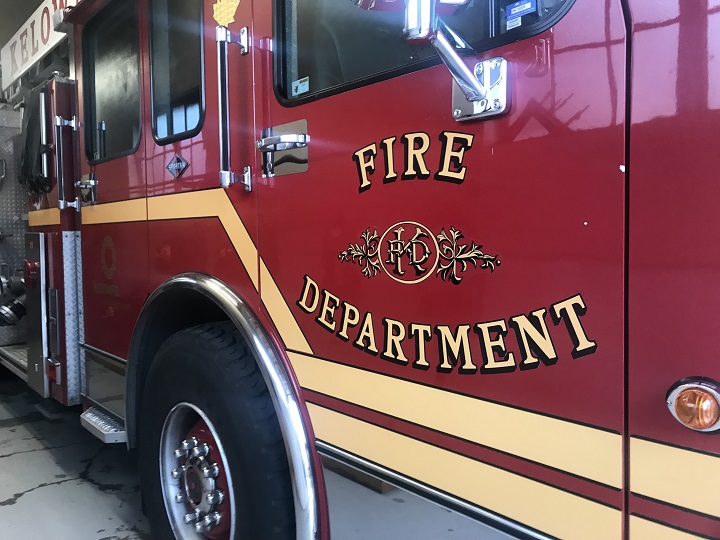 The Kelowna Fire Department says 14 personnel were involved in extinguishing a brush blaze on Wednesday afternoon, which was estimated to be roughly 100 feet by 60 feet in size.