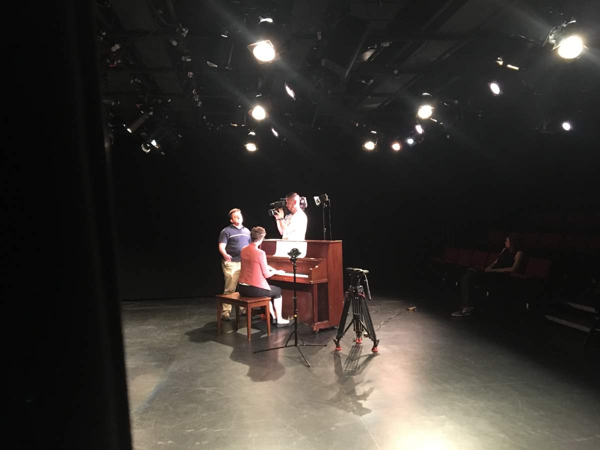 “Key of T” rehearsals at U of C Matthews Theatre.