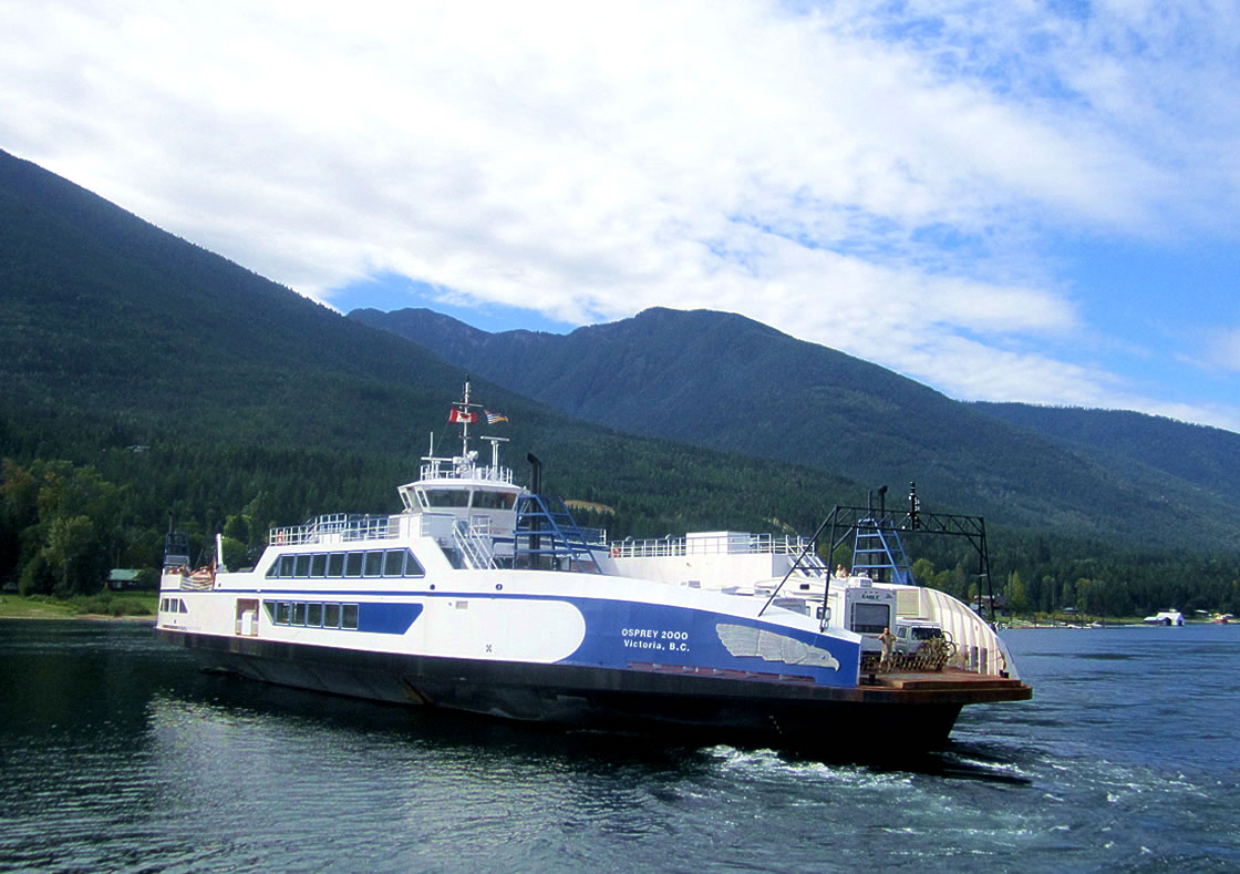 The Kootenay Lake Ferry in an undated file photo.