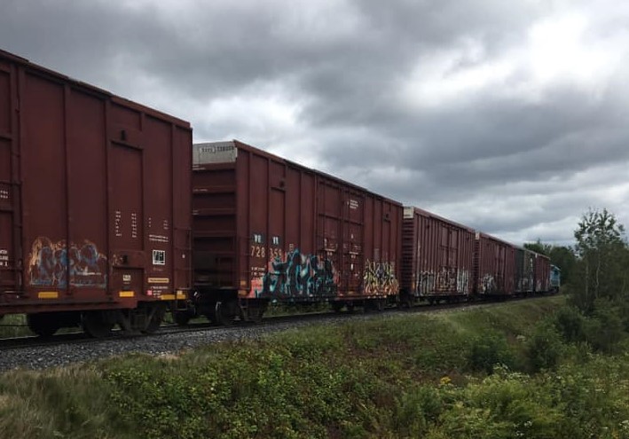 The train was travelling between Nantes and Lac-Mégantic in the Estrie region of Quebec.