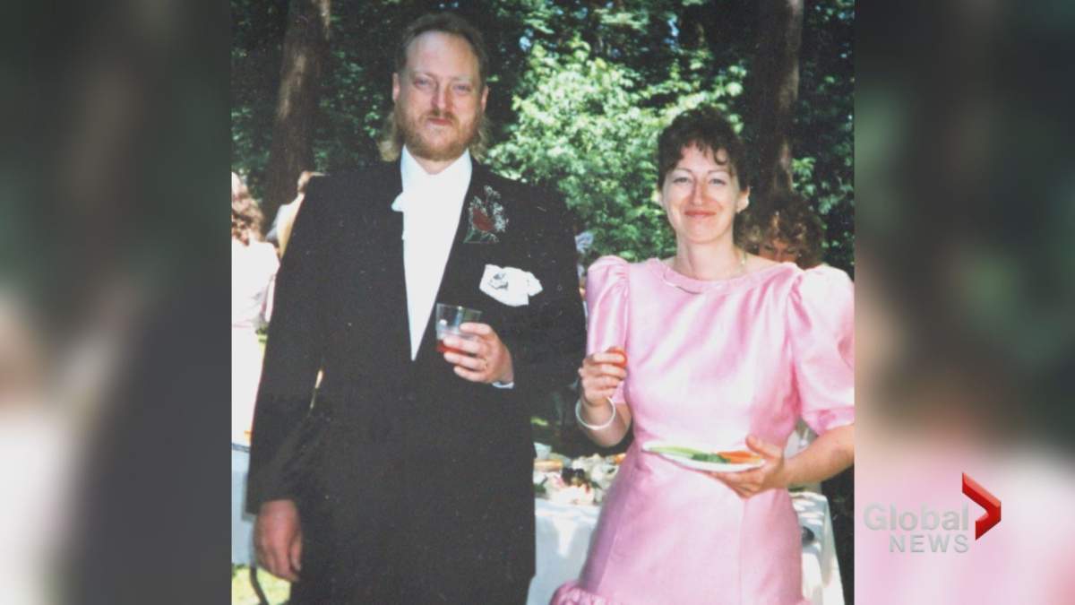 Leonard Dyck seen with his sister, Doris, in 1989.