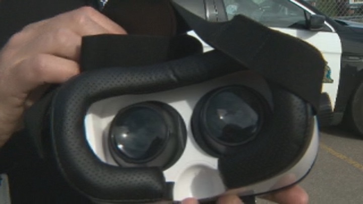 A VR headset.