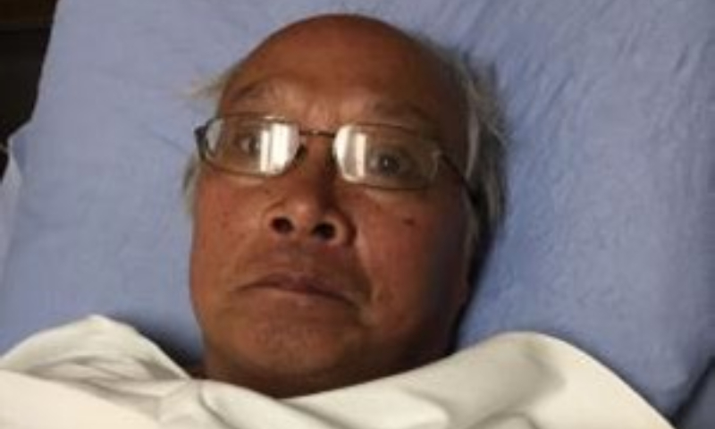  The male, who appears to be in his 60s, did not have any identification and was unable to remember his name.