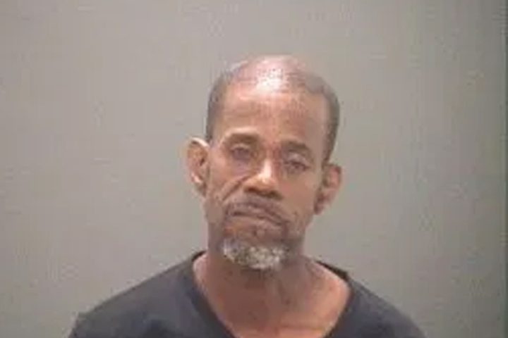 Michael Harrell, 54, is shown in this mugshot photo from Aug. 1, 2019, in Cleveland, Ohio.