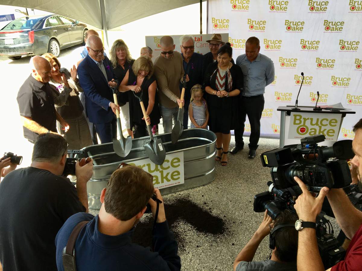 The Bruce Oake Recovery Centre breaks ground at the former Vimy Arena site in Winnipeg last Summer. On Monday the province announced $3.5 million in funding for the project.