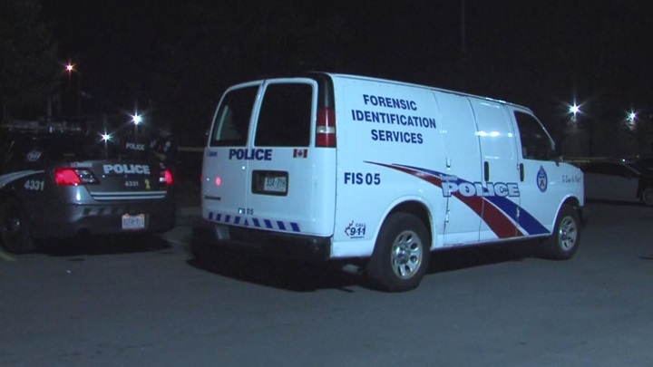 Toronto police are investigating after one person was injured in an overnight shooting at a Scarborough basketball court.