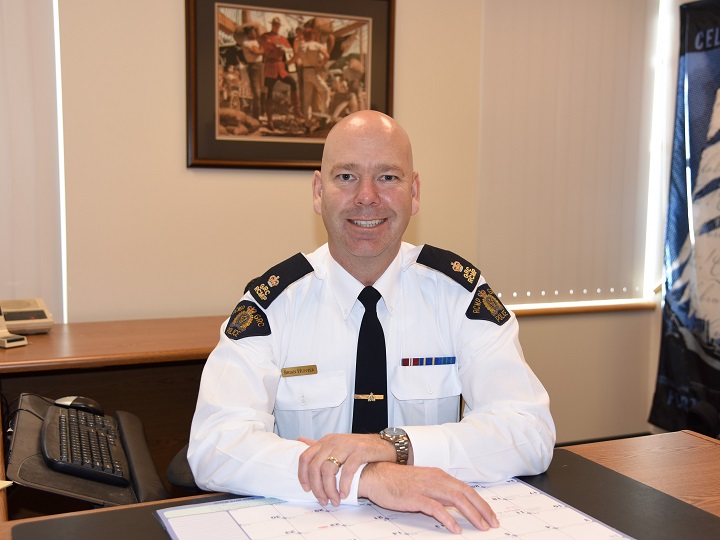 Insp. Brian Hunter, above, has been named as the replacement for outgoing Penticton RCMP detachment Supt. Ted De Jager.