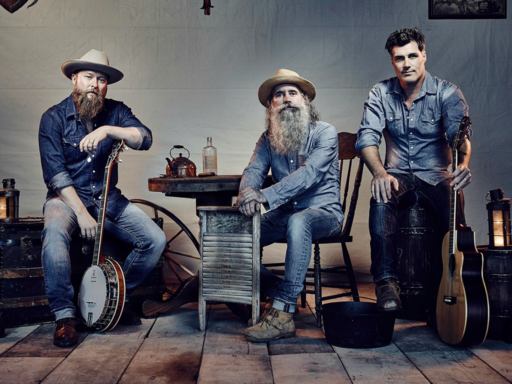 (L-R) Chris Duncombe, David Roberts and Aaron Grain of The Washboard Union.