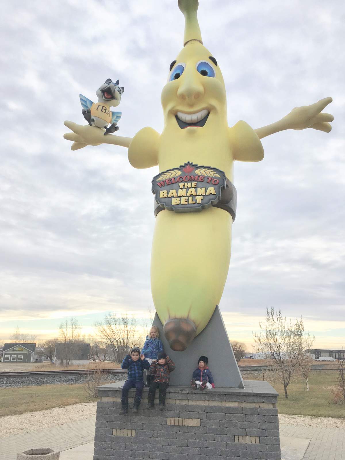 Melita’s giant banana is one of the 101 Manitoba roadside attractions on Kaephler’s list.