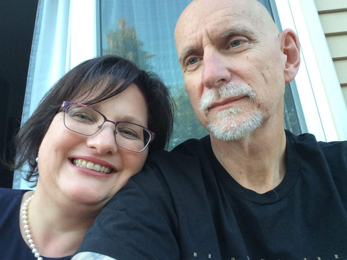 Robin Meyers and her husband Keith Barrett, who was diagnosed with dementia at the age of 57.