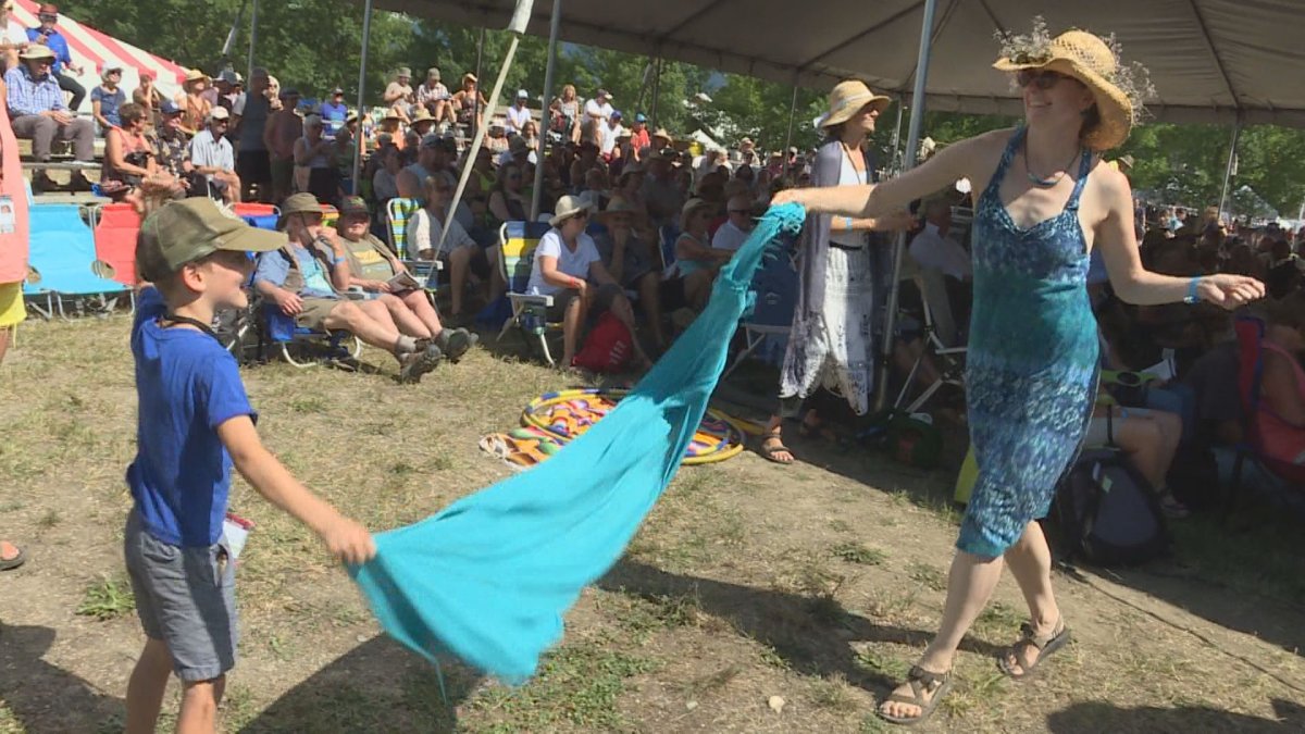 Attendees at the Salmon Arm Roots and Blues Festival on Aug. 18, 2019, dancing to live music. The event will not be going ahead this year as planned.