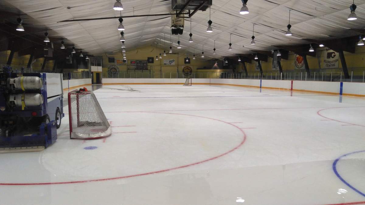Terry Sawchuk Arena.
