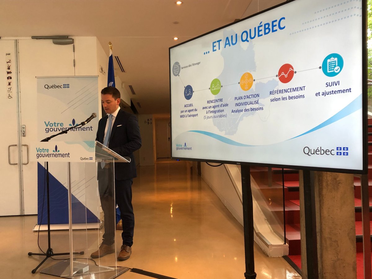 Quebec Immigration Minister Simon Jolin-Barrette discuses the province's $20-million investment to integrate newcomers.