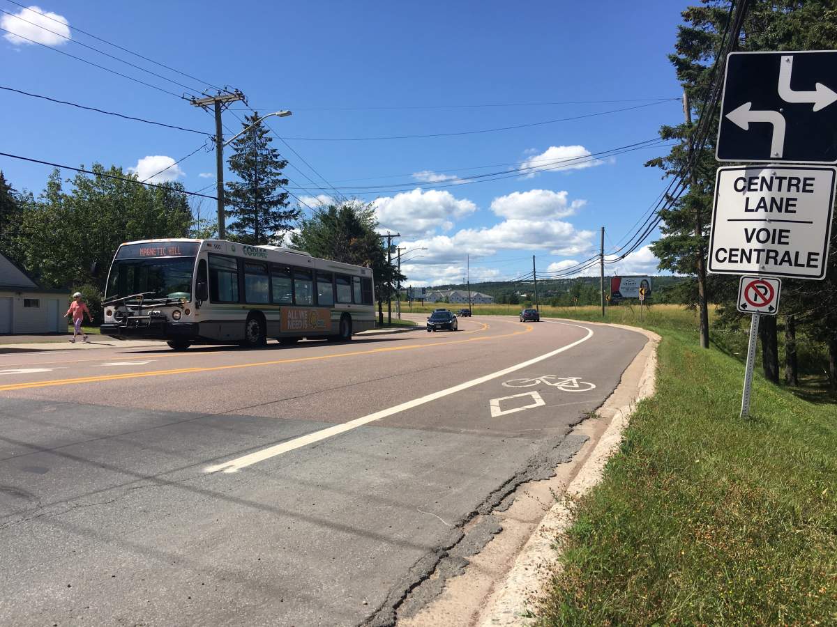 The stretch of road spans from Woodhaven Court to Front Mountain Road