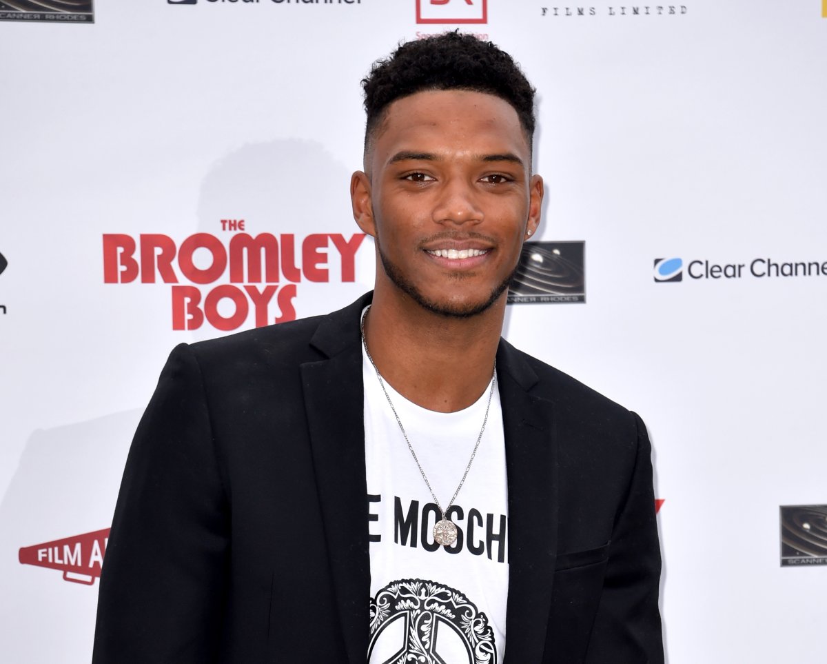 Theo Campbell attending the Bromley Boys world premiere held at Wembley Stadium in London.