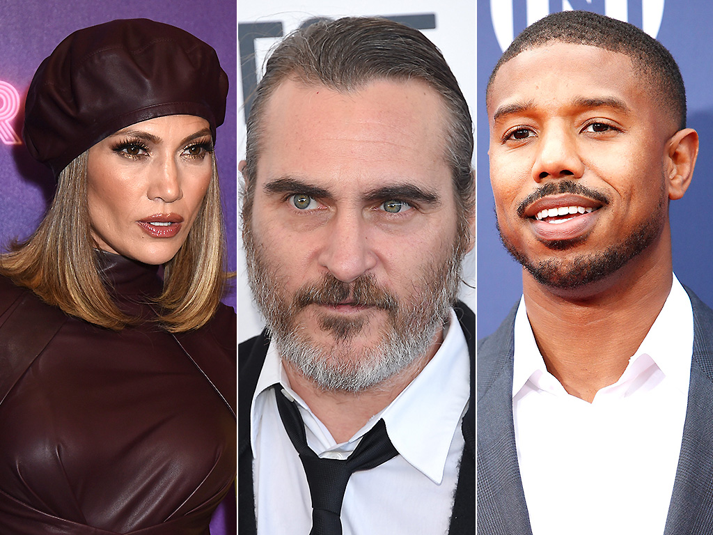 From L-R: Jennifer Lopez, Joaquin Phoenix, Michael B. Jordan.
