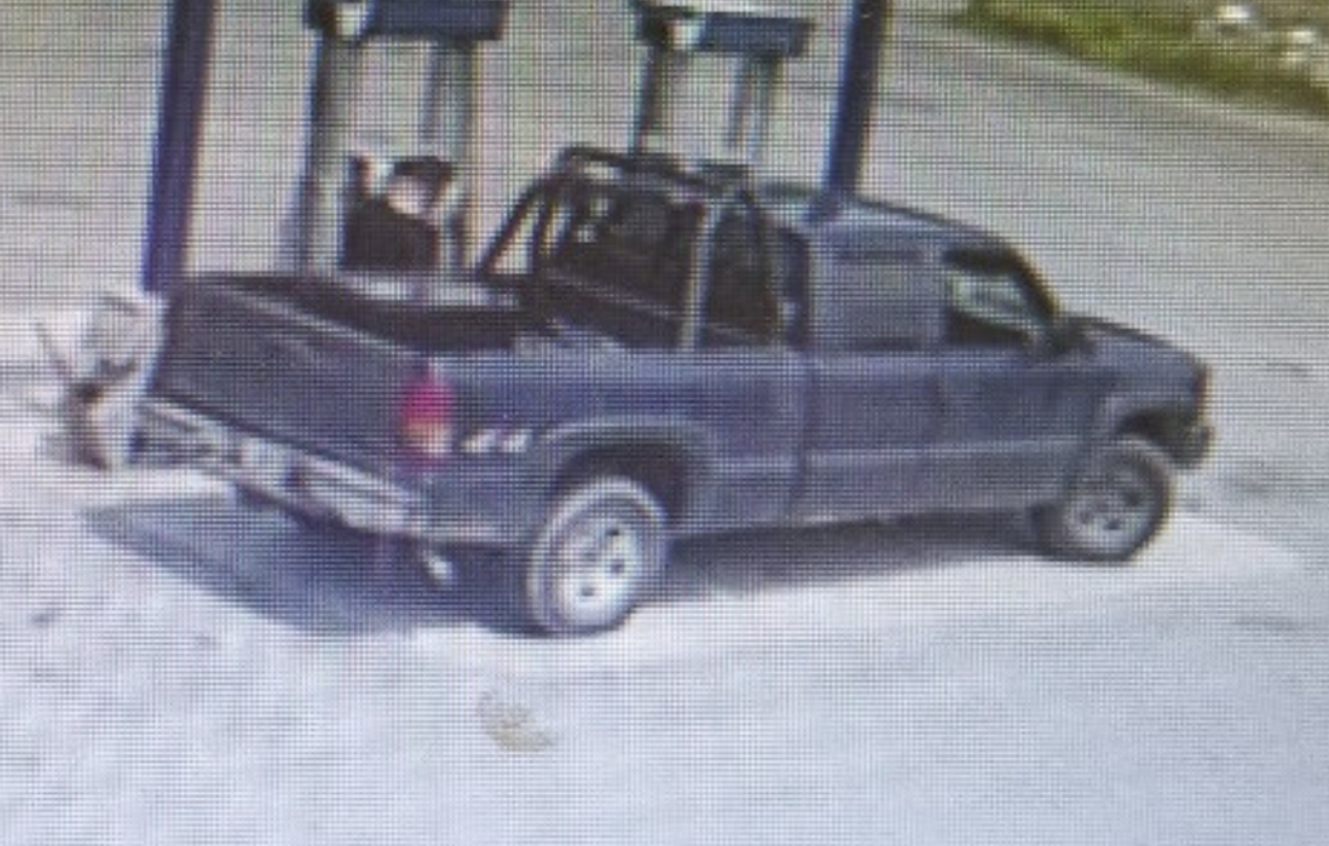 Police say this truck is being considered a "vehicle of interest" in the homicide of 19-year-old Corey Sisson. 