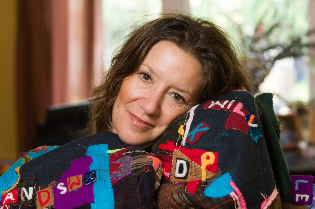 Artist Vanessa Coplan is leading a communal build of a 14-foot textile canoe at the Canadian Canoe Museum in Peterborough.