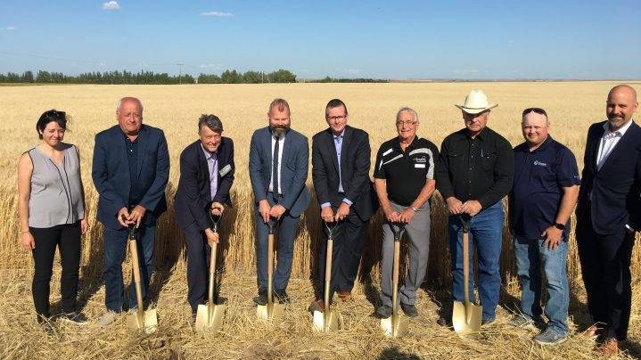 Potentia Renewables Inc. and Saskpower celebrated the groundbreaking of its first Saskatchewan wind energy project near Assiniboia on Monday afternoon.