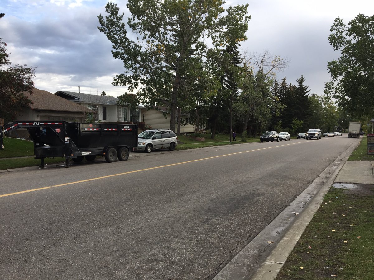 Calgary police investigate shots fired Sunday, Sept. 1, 2019 near Temple Drive and 52 Street.