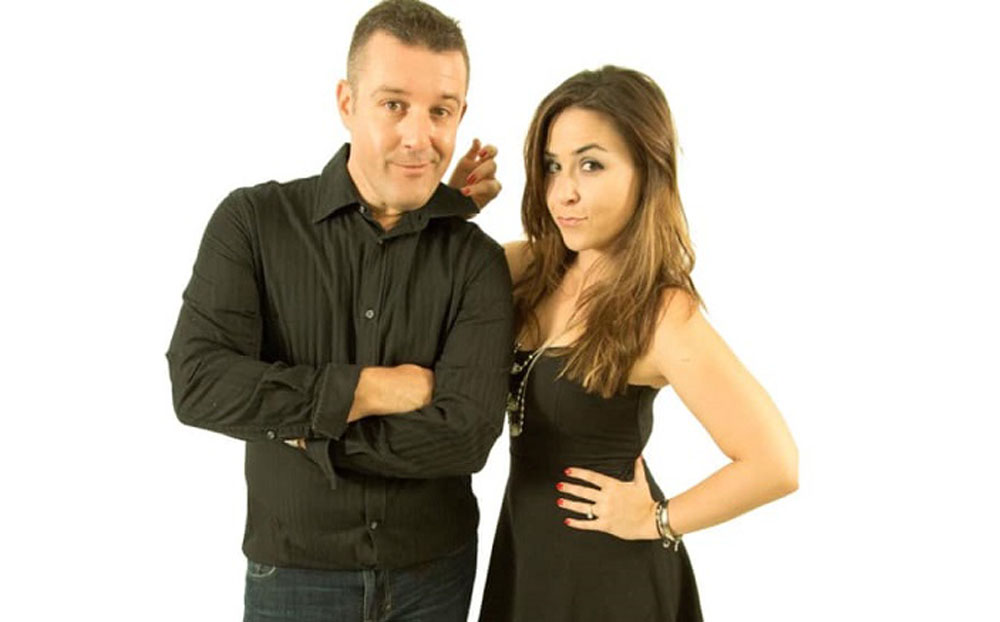 Kat Callaghan and Scott Fox pose for a photo.