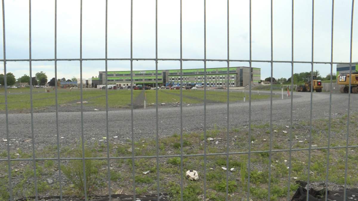 Construction on Kingston Secondary School will not be completed by Septermber, due to construction restrictions caused by the novel coronavirus pandemic.