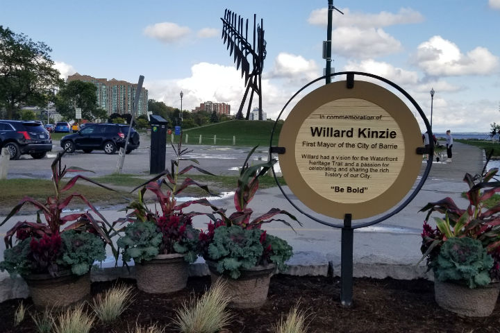Willard Kinzie passed away on Nov. 25, 2018, at age 99, and served as Barrie's mayor from 1957 to 1961.