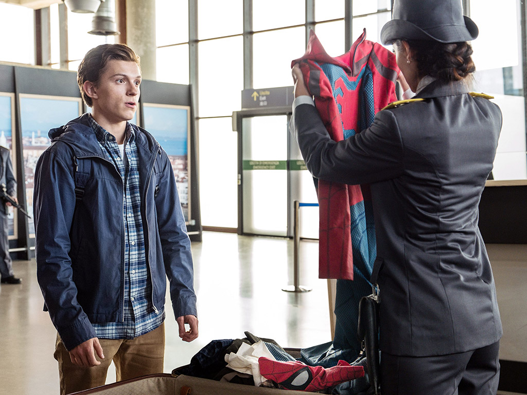 A scene from ‘Spider-Man: Far From Home’ featuring Tom Holland and Giada Benedetti.