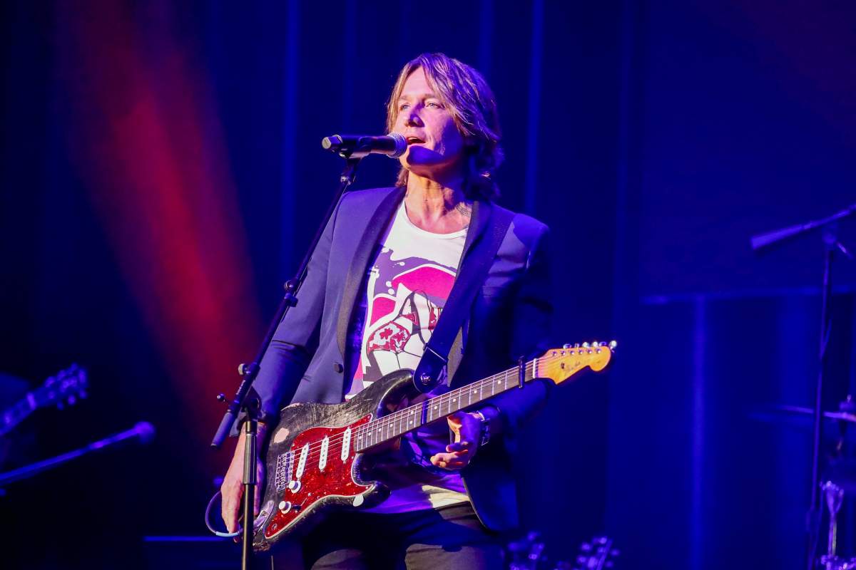 Keith Urban performs at the 13th annual ACM Honors at the Ryman Auditorium on Wednesday, Aug. 21, 2019, in Nashville, Tenn. 