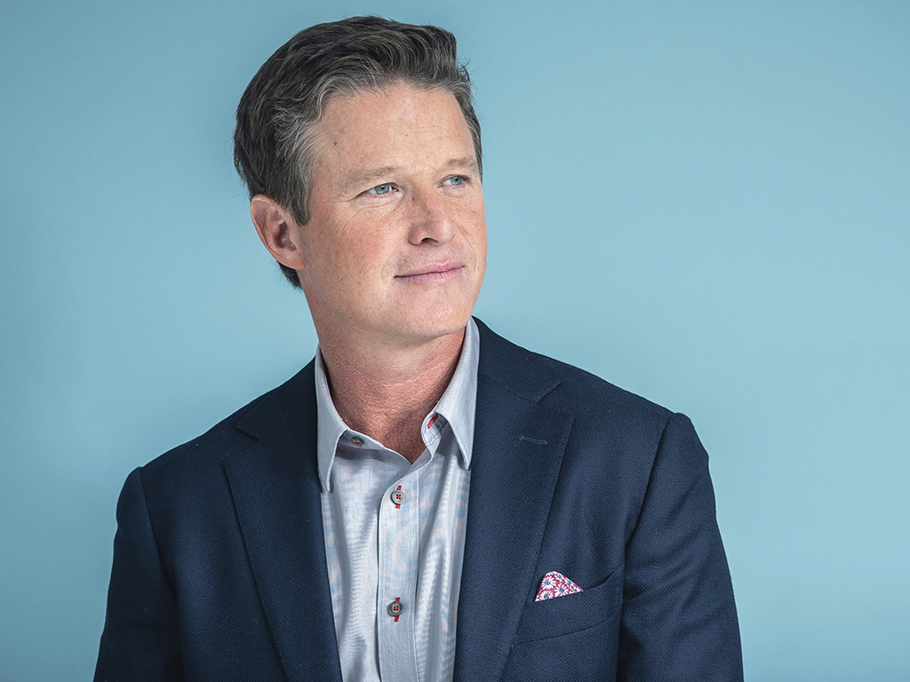 This Sept. 4, 2019 photo shows former 'Today' show co-host Billy Bush posing for a portrait in New York. Three years after being fired by NBC due to the infamous 'Access Hollywood' tape, Bush will host the revamped pop culture news show, 'Extra,' beginning on Monday. 