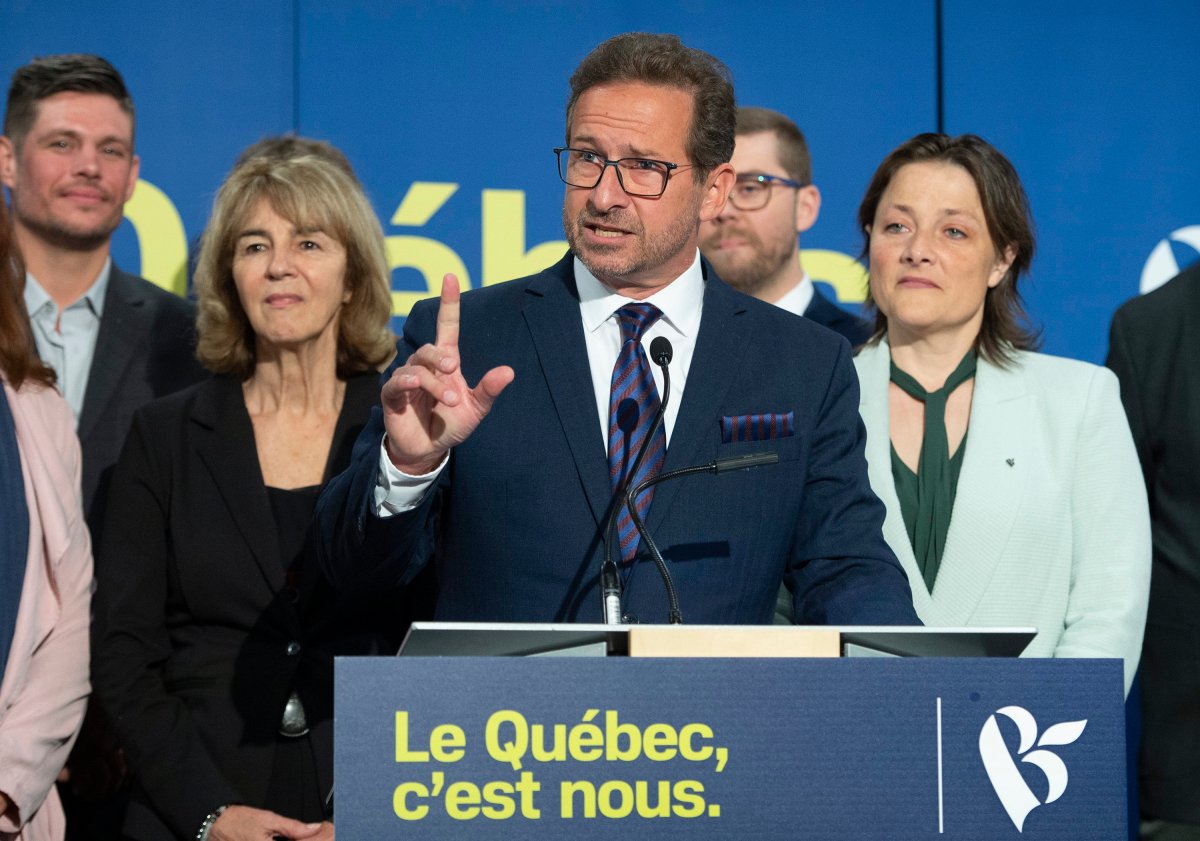 Bloc Quebecois Leader Yves-Francois Blanchet responds to reporters questions at a news conference to comment the launch of the federal election on Wednesday, September 11, 2019  in Quebec City. On Sept. 23, Blanchet called for the suspension of the Canada-U.S. Safe Third Country Agreement.