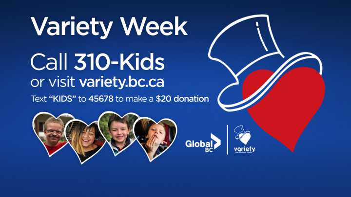 Join us from Sept. 30 to Oct. 4 for the fourth annual Variety Week on Global BC.