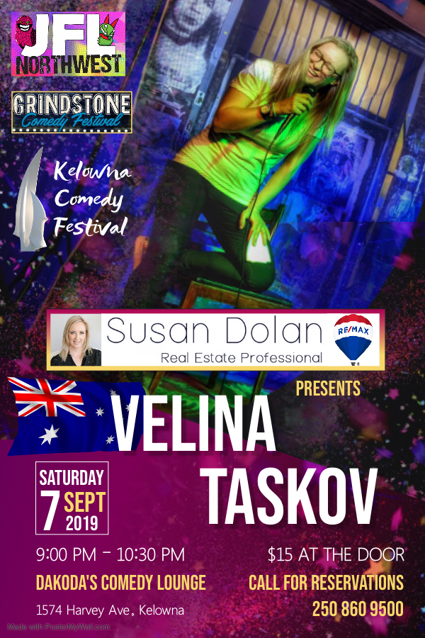 Susan Dolan Presents Velina Taskov: A night of Comedy - image