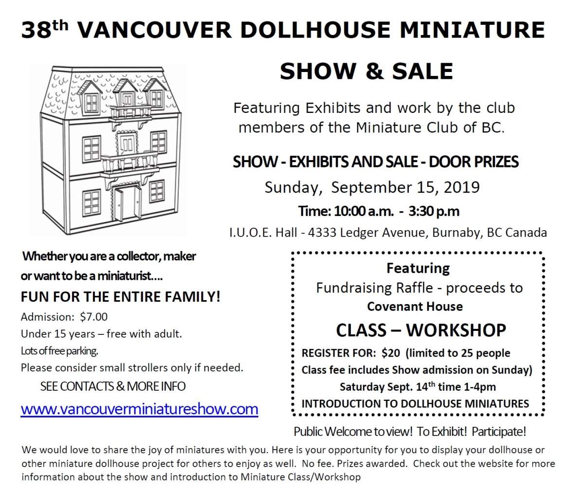 Vancouver Dollhouse Miniature Show & Sale - image