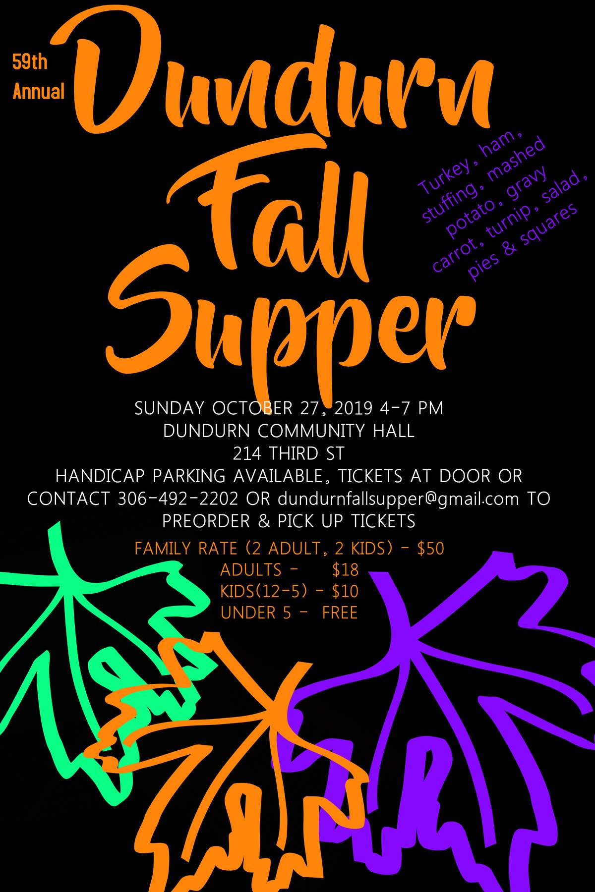 Dundurn Fall Supper - image