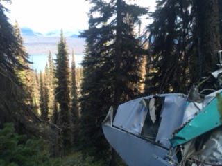 Ernie Whitehead’s float plane found crashed near Kostal Lake in Wells Gray Provincial Park, B.C.