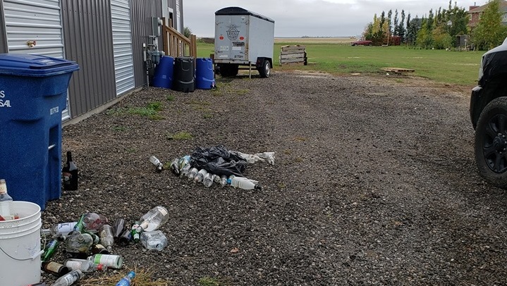 A trailer carrying close to $4,000 worth of bottles collected in a fundraiser for the Pense Grand Coulee Minor Hockey Association was stolen. 