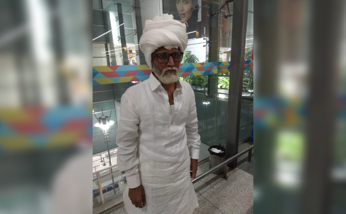 Jayesh Patel, 32, attempted to pose as an 81-year-old man to board an overnight flight to New York.