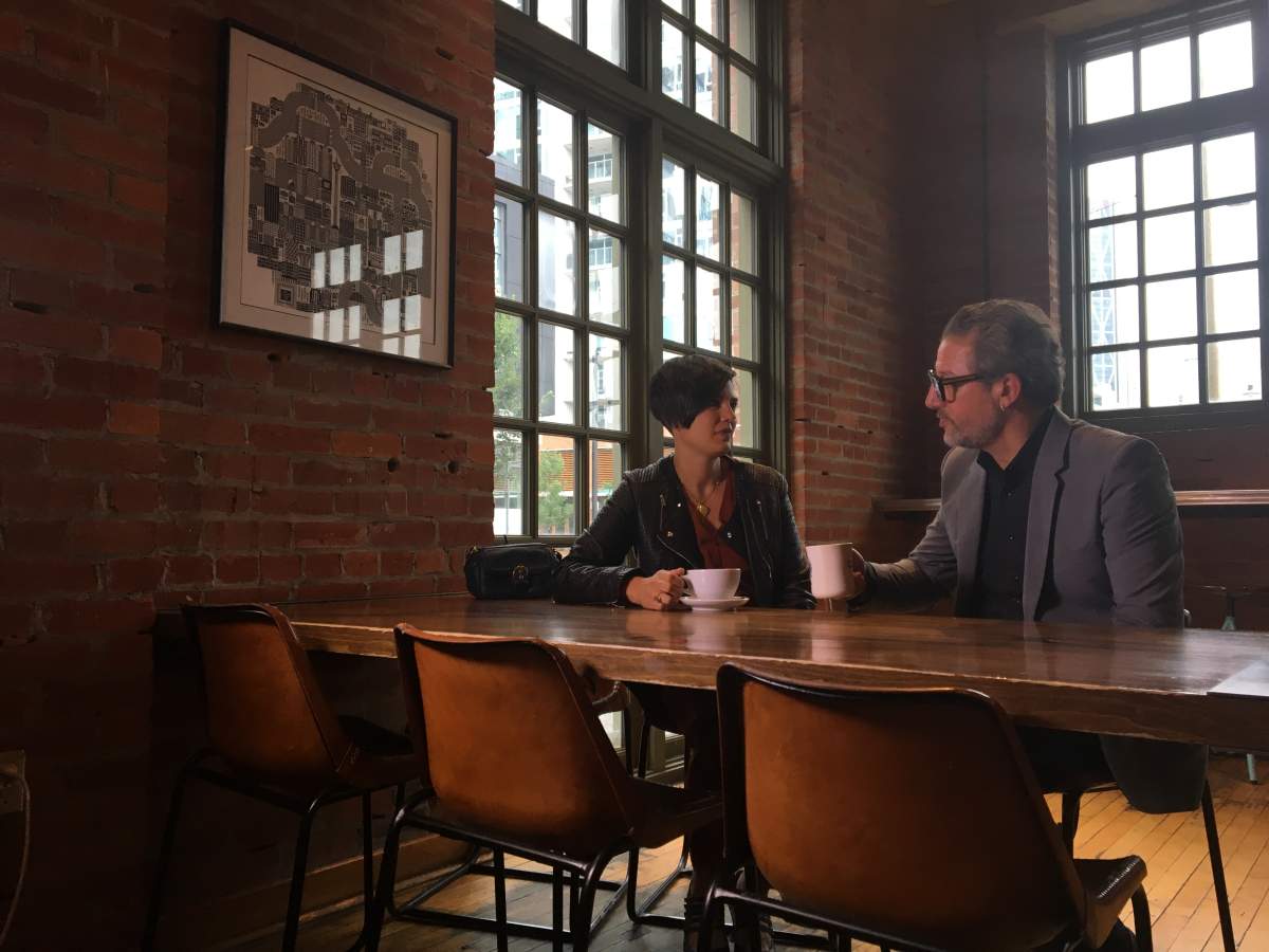 Andrea and Troy sharing time together.