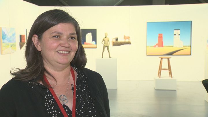Gina Fafard owns Slate Fine Art Gallery in Regina and helped plan the four-day art fair this weekend.