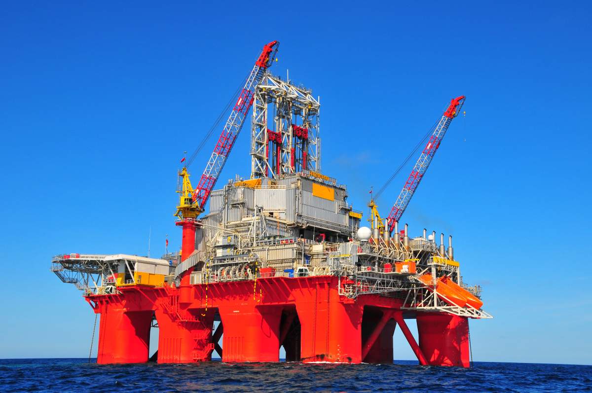 An undated photo of the Transocean Barents platform.