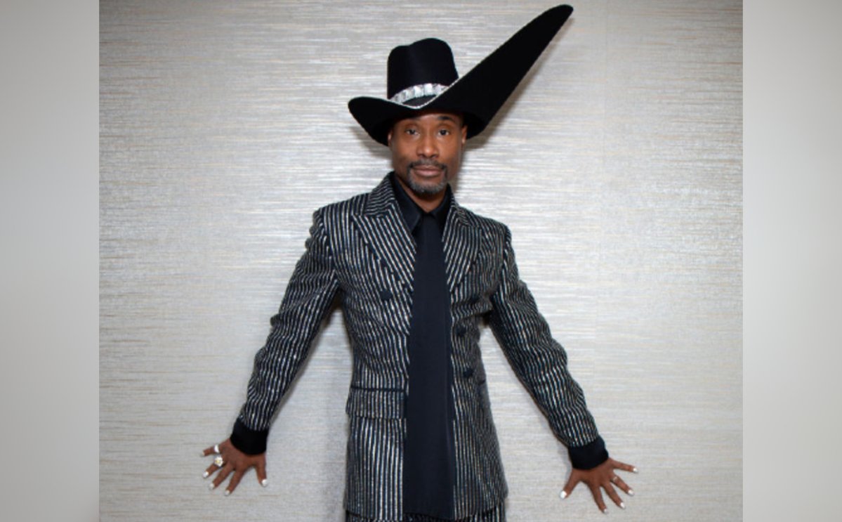 Billy Porter's hat was inspired by Audrey Hepburn's in 'My Fair Lady.'.