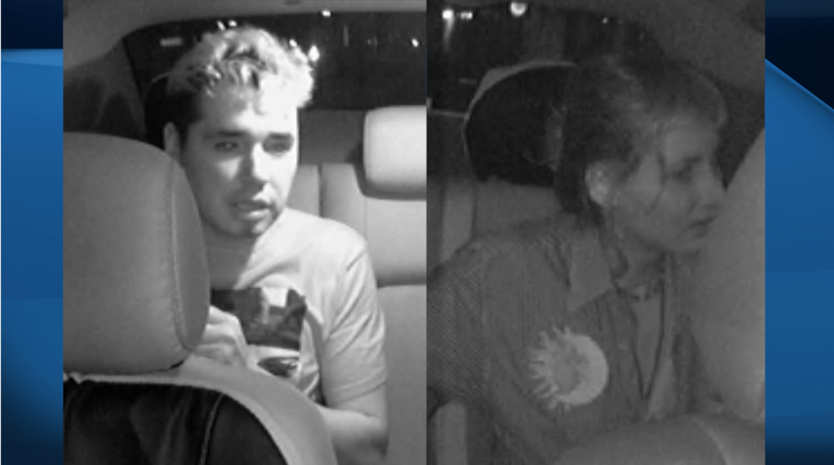 Police are looking for a man and a woman who allegedly assaulted a cab driver in downtown Hamilton early Thursday morning.