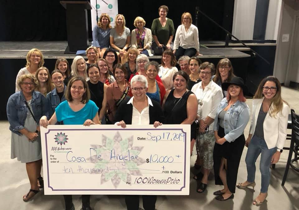 The 100 Women Peterborough raised $10,000 in under an hour for Casa De Angelae which supports women with developmental disabilities.