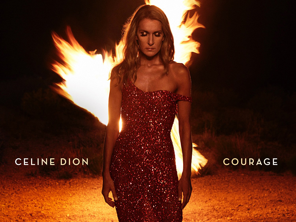 The official artwork for Celine Dion's upcoming studio album, 'Courage,' which drops on Nov. 15, 2019.