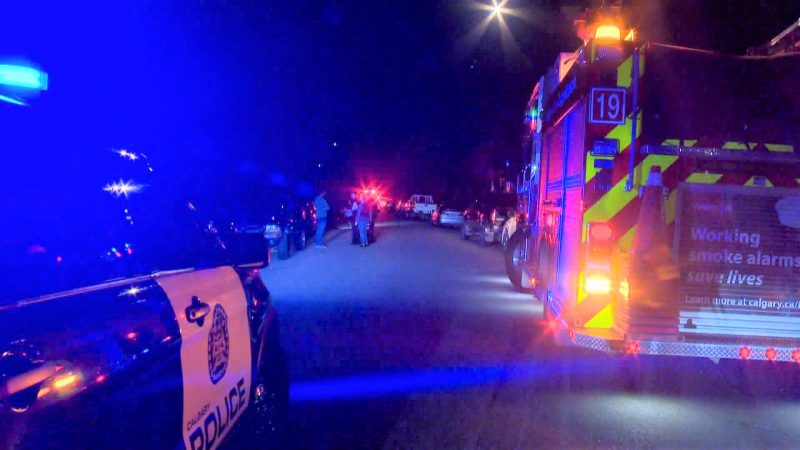 Emergency crews respond to  the 200 block of Queen Charlotte Way Southeast just before 10 p.m. 