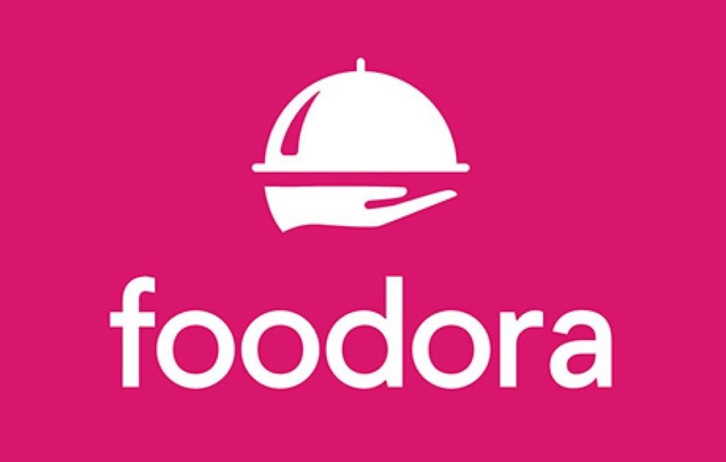 The Foodora logo is shown in a handout.