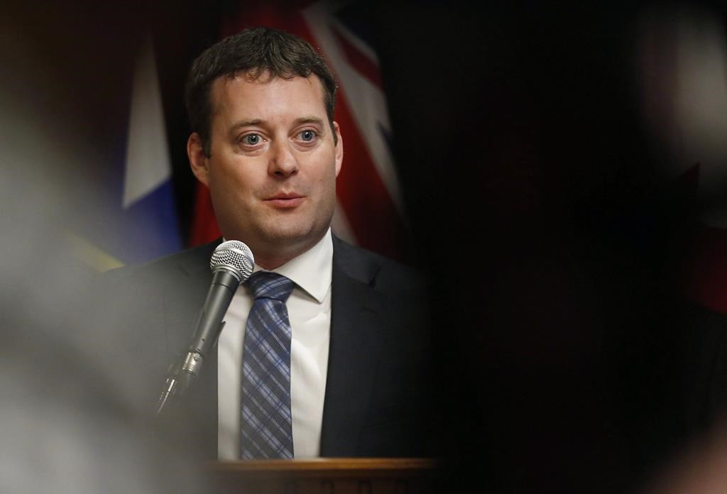 Antigonish MLA Randy Delorey believes his diverse cabinet experience, including portfolios in health, finance and environment, make him the most experienced candidate in the race to replace Stephen McNeil as premier of the province. He’s seen here in a 2018 file photo. THE CANADIAN PRESS/John Woods