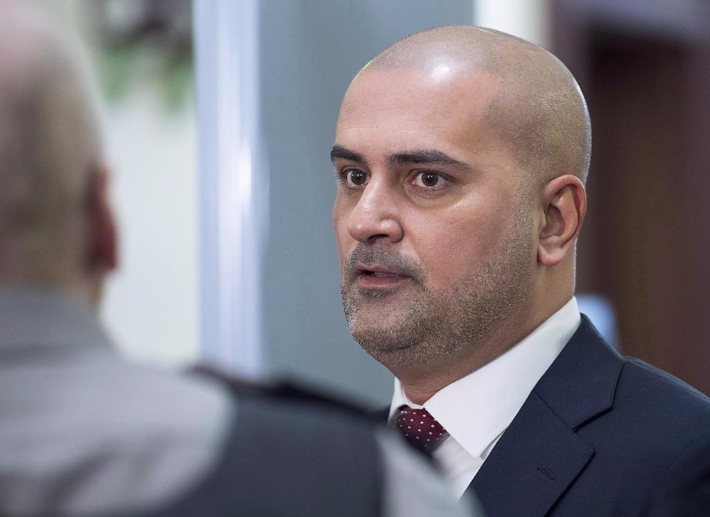 Bassam Al-Rawi arrives at provincial court in Halifax on Monday, Jan. 7, 2019 for his trial on a charge of sexual assault.